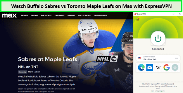 Watch-Buffalo-Sabres-vs-Toronto-Maple-Leafs-in-New Zealand-on-Max-with-ExpressVPN