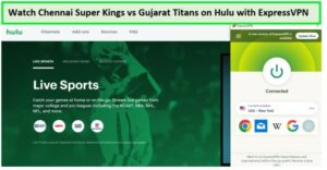 Watch-Chennai-Super-Kings-vs-Gujarat-Titans-in-New Zealand-on-Hulu-with-ExpressVPN