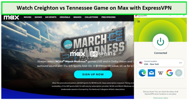 Watch-Creighton-vs-Tennessee-Game-in-South Korea-on-Max-with-ExpressVPN