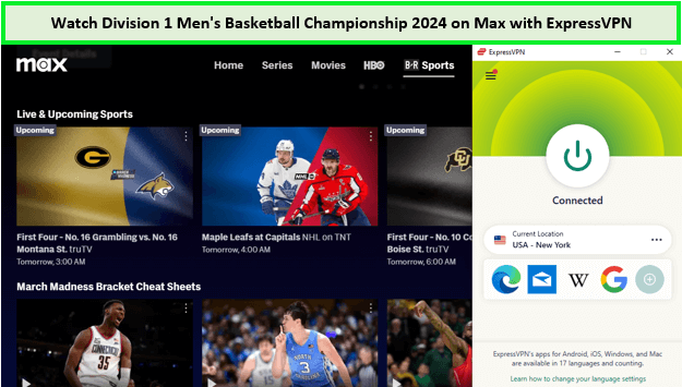Watch-Division-1-Men's-Basketball-Championship-2024-in-India-on-Max-with-ExpressVPN