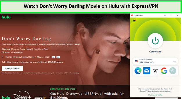 Watch-Don't-Worry-Darling-Movie-outside-USA-on-Hulu-with-ExpressVPN