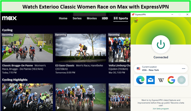 Watch-Exterioo-Classic-Women-Race-in-Netherlands-on-Max-with-ExpressVPN