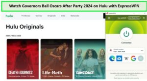 Guarda-Governors-Ball-Oscars-After-Party-2024- in - Italia -su-Hulu-con-ExpressVPN 