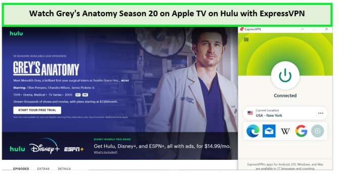 Bekijk Grey's Anatomy Seizoen 20 op Apple TV. in - Nederland -op Hulu-met-ExpressVPN 