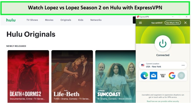 Watch-Lopez-vs-Lopez-Season-2-in-France-on-Hulu-with-ExpressVPN