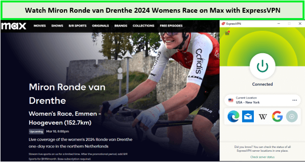 Watch-Miron-Ronde-van-Drenthe-2024-Womens-Race-outside-USA-on-Max-with-ExpressVPN