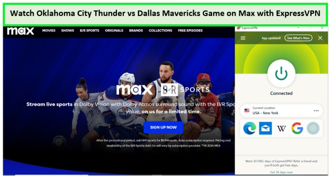 Watch-Oklahoma-City-Thunder-vs-Dallas-Mavericks-Game-Outside-USA-on-Max-with-ExpressVPN
