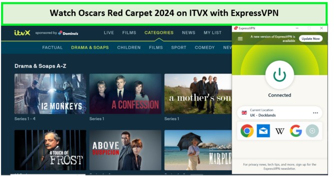 Guarda il tappeto rosso degli Oscar del 2024. in - Italia su-ITVX-con-ExpressVPN 