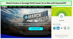 Watch-Purdue-vs-Gonzaga-NCAA-Sweet-16-in-Spain-on-Max-with-ExpressVPN