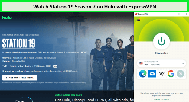 Watch-Station-19-Season-7-in-South Korea-on-Hulu-with-ExpressVPN