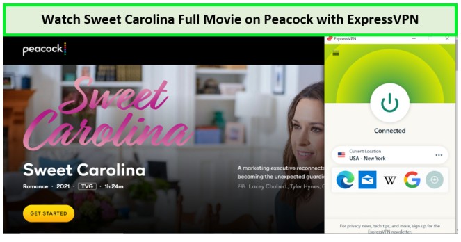 unblock-Sweet-Carolina-Full-Movie-in-Japan-on-Peacock-with-ExpressVPN-2.