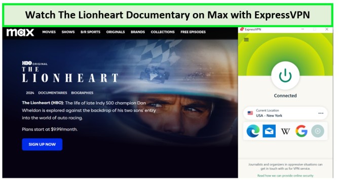 Watch-The-Lionheart-Documentary-in-Netherlands-on-Max-with-ExpressVPN