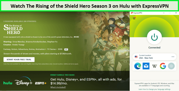 Watch-The-Rising-of-the-Shield-Hero-Season-3-in-Spain-on-Hulu-with-ExpressVPN