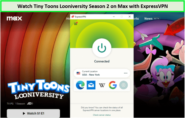 Watch-Tiny-Toons-Looniversity-Season-2-in-Hong Kong-on-Max-with-ExpressVPN