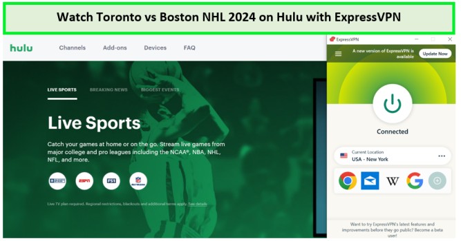 Watch-Toronto-vs-Boston-NHL-2024-in-Spain-on-Hulu-with-ExpressVPN