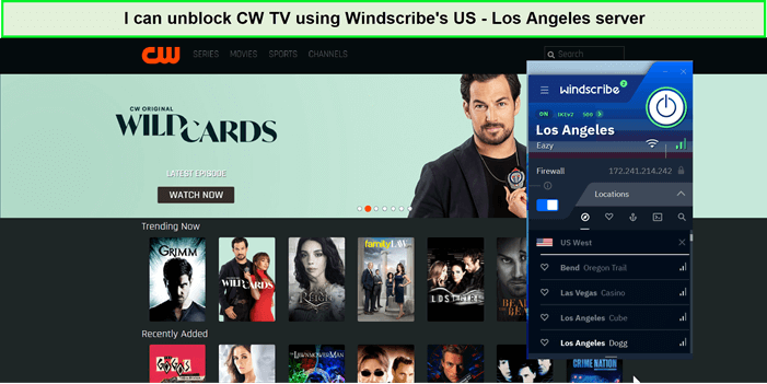 cw-tv-unblocked-by-windscribe-in-India