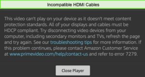 Incompatible HDMI cables