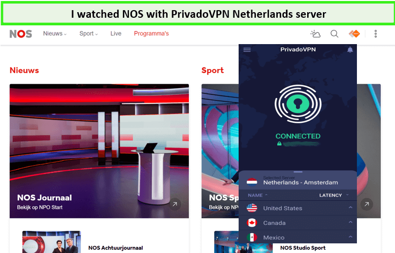 privado-vpn-for-streaming-Netherlands-channels