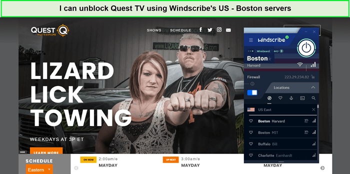 quest-tv-unblocked-using-windscribe-in-Spain