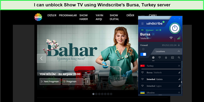 show-tv-unblocked-by-windscribe-turkey-server-in-Australia