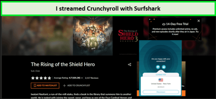 Surfshark para Crunchyroll en - Espana 