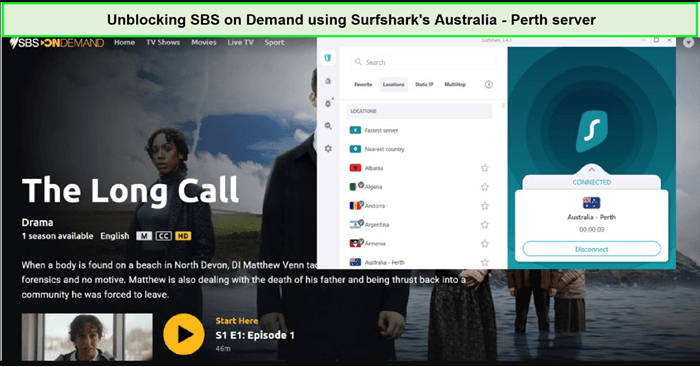  Desbloquear SBS On Demand utilizando Surfshark. in - Espana 