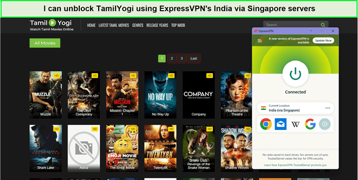 tamilyogi-unblocked-using-expressvpn-india-servers