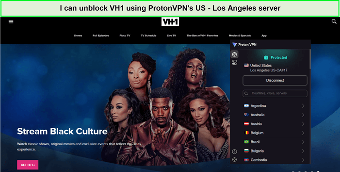 vh1-unblocked-by-protonvpn-server-in-Canada