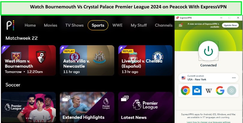 Watch-Bournemouth-Vs-Crystal-Palace-Premier-League-2024-in-Hong Kong-on-Peacock-with-ExpressVPN
