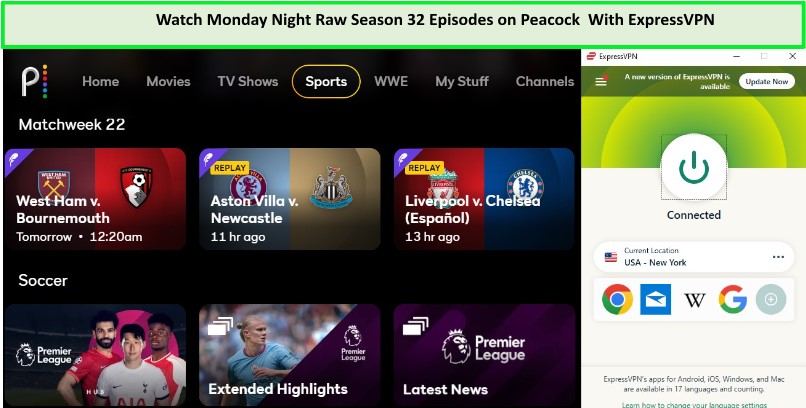 Watch-Monday-Night-Raw-Season-32-Episodes-in-Germany-on-Peacock-with-ExpressVPN