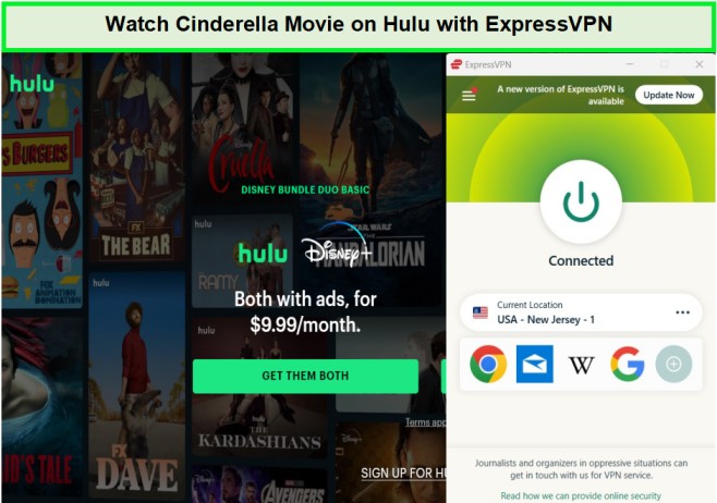 watch-cinderella-movie-outside-USA-on-hulu-with-expressvpn
