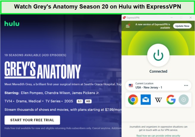 watch-greys-anatomy-season-20-outside-USA-on-hulu-with-expressvpn