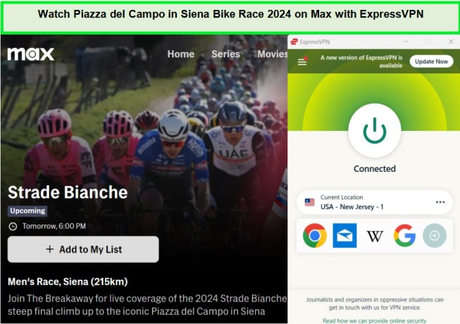 watch-piazza-del-campo-in-siena-bike-race-2024-in-France-on-max-with-expressvpn