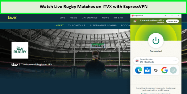  Guarda le partite di rugby su ITVX. in - Italia 