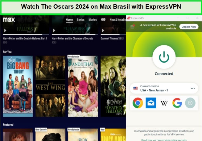  Regarder les Oscars 2024 in - France -sur-max-brasil-avec-expressvpn -sur Max Brasil avec ExpressVPN 