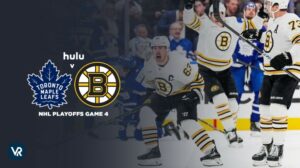 How To Watch Bruins At Maple Leafs NHL Playoffs Game 4 in UK on Hulu [Stream Live]