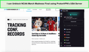 I-can-Unblock-NCAA-March-Madness-Final-using-ProtonVPNs-USA-server-in-New Zealand