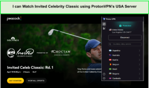 I-can-Watch-Invited-Celebrity-Classic-using-ProtonVPNs-USA-server-in-Japan