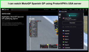 I-can-Watch-MotoGP-Spanish-GP-using-ProtonVPNs-USA-server-in-Spain