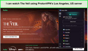 I-can-Watch-The-Veil-using-ProtonVPNs-Los-Angeles-US-server-in-Netherlands