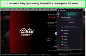 I-can-Watch-Bally-Sports-using-ProtonVPNs-Los-Angeles-US-server-outside-USA