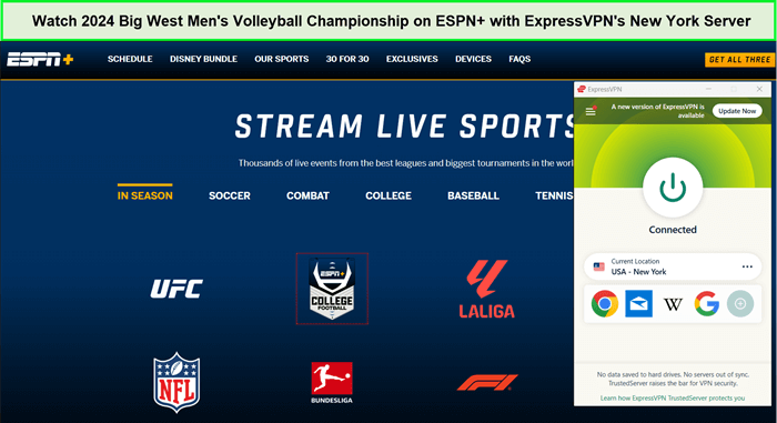 watch-2024-big-west-mens-volleyball-championship-in-UK-on-espn-with-expressvpn