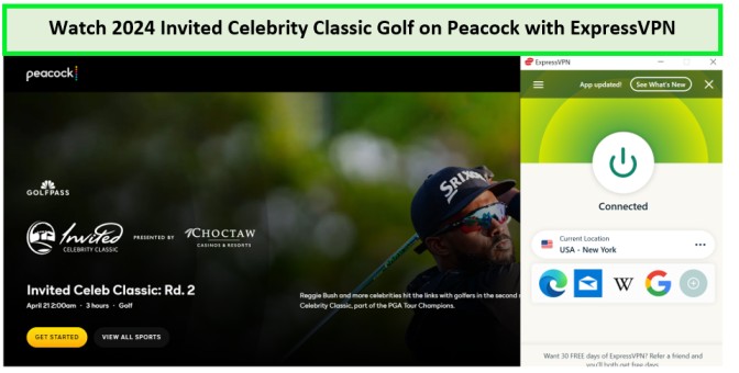 Ver-2024-Invitado-Celebrity-Classic-Golf- in - Espana -en-Peacock-con-ExpressVPN 
