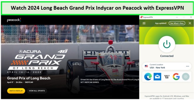 Entsperren Sie 2024 Long Beach Grand Prix Indycar. in - Deutschland -auf-Peacock -auf-Peacock -auf Peacock bezieht sich auf die Verfügbarkeit von Inhalten auf der Streaming-Plattform Peacock. Es bedeutet, dass die Inhalte auf Peacock angesehen werden können. 