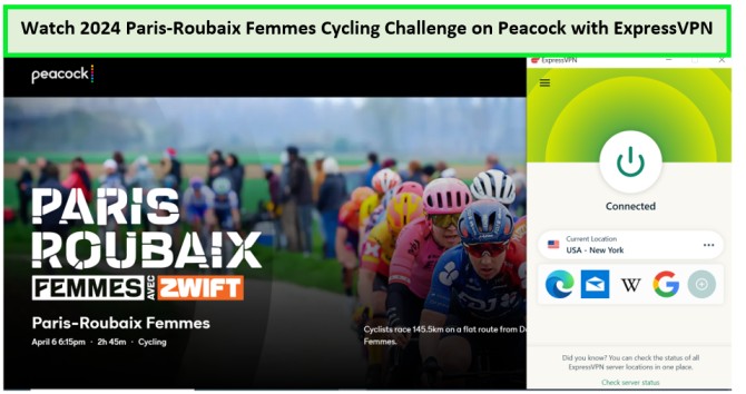 Watch-2024-Paris-Roubaix-Femmes-Cycling-Challenge-in-France-on-Peacock-with-ExpressVPN