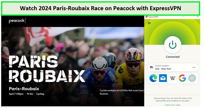 Watch-2024-Paris-Roubaix-Race-in-India-on-Peacock-with-ExpressVPN