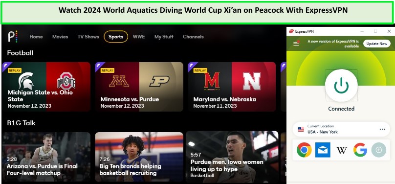  Schauen Sie sich den 2024 World Aquatics Diving World Cup in Xi'an an in - Deutschland -auf-Peacock-mit-ExpressVPN 