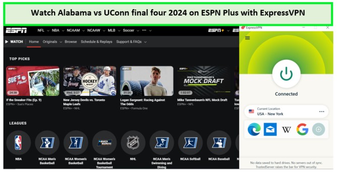 Watch-Alabama-vs-UConn-final-four-2024-in-New Zealand-on-ESPN-Plus-with-ExpressVPN