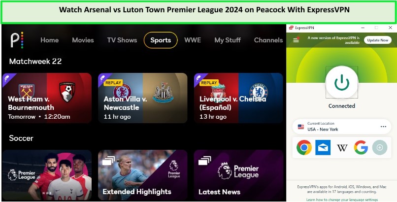 unblock-Arsenal-vs-Luton-Town-Premier-League-2024-in-New Zealand-on-Peacock
