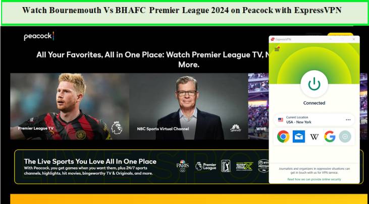 Unblock-Bournemouth-Vs Brighton-and-Hove-Albion-Premier-League-2024-in-Italy-on-Peacock